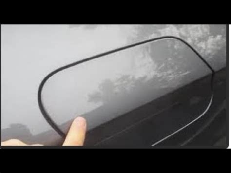 How to Open Locking Gas tank door Mitsubishi Mirage Outlander .
